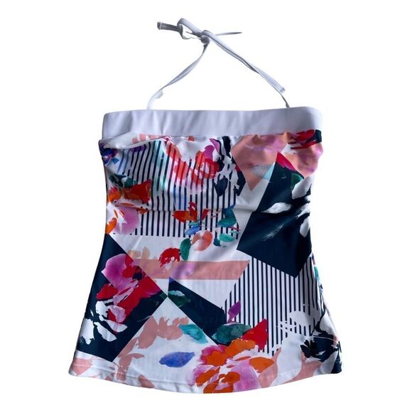 Hapari NautaBloom Classic Bandeau Tankini Top Small (4-6) - Picture 1 of 10